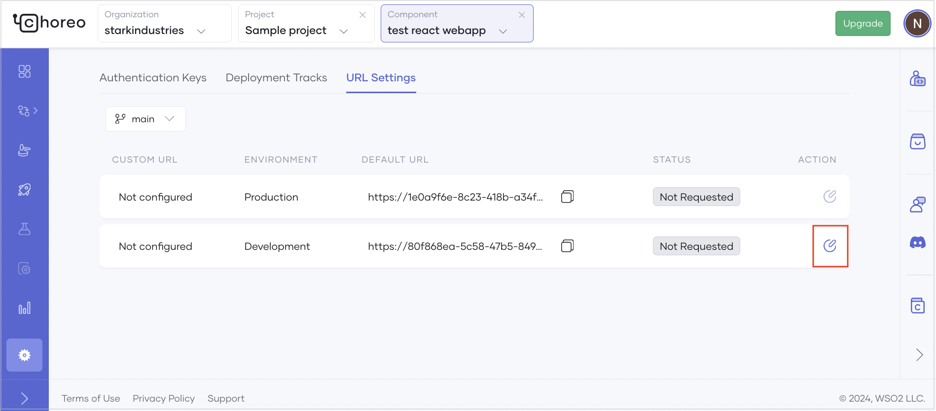 Active deployments
