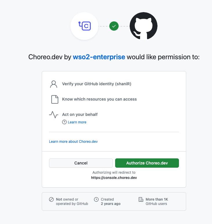 Authorize GitHub Application