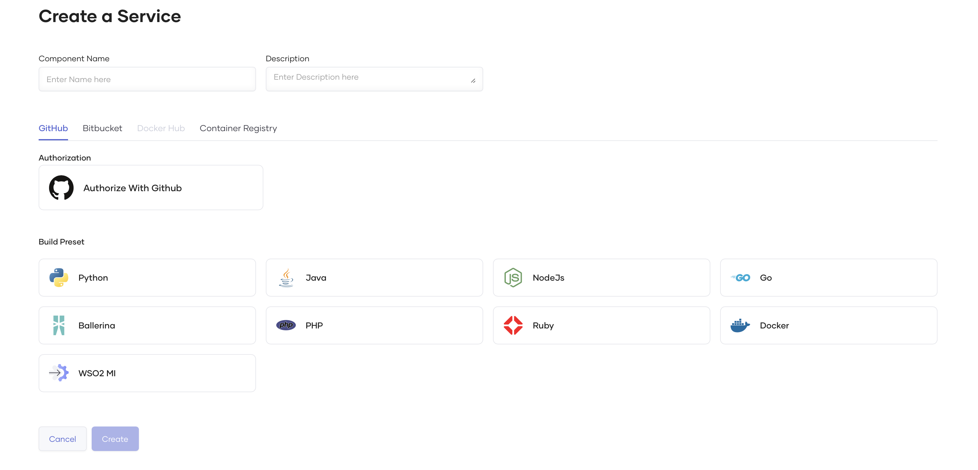 Connect GitHub Repository