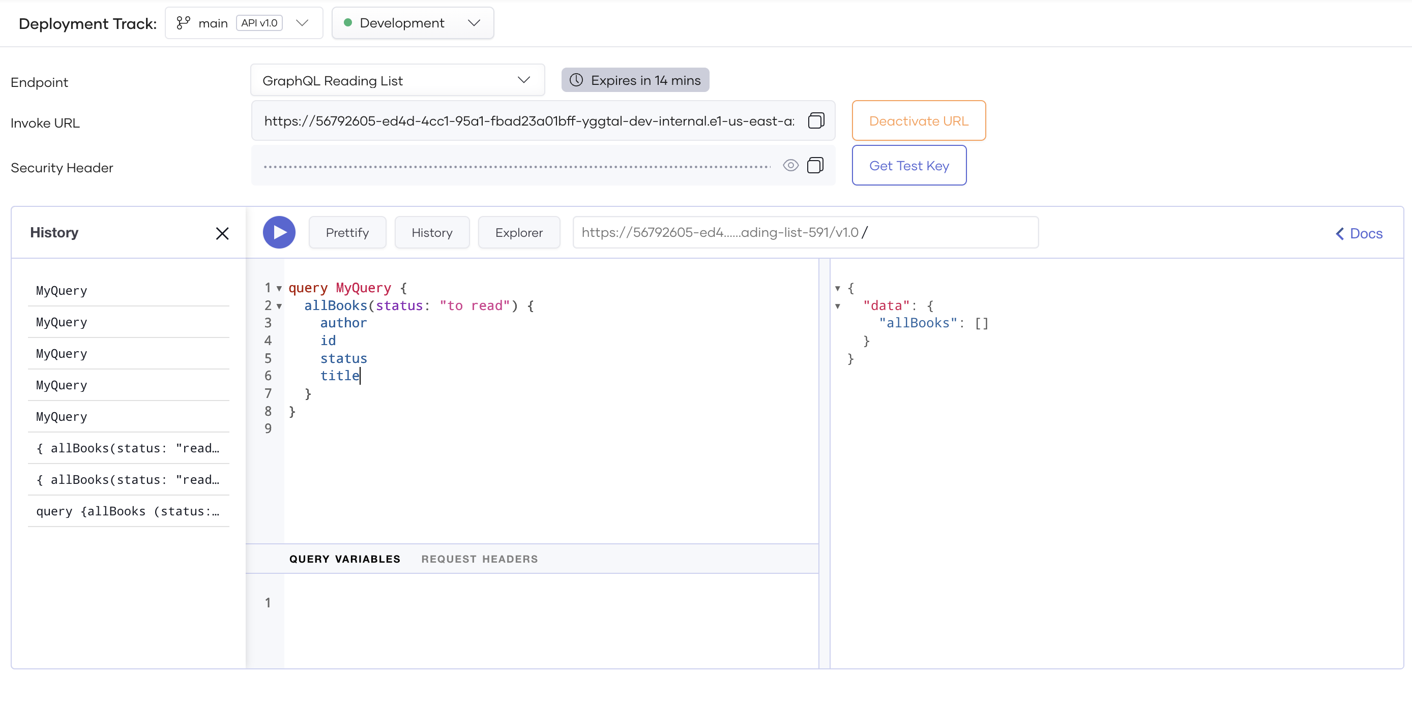 OpenAPI Console